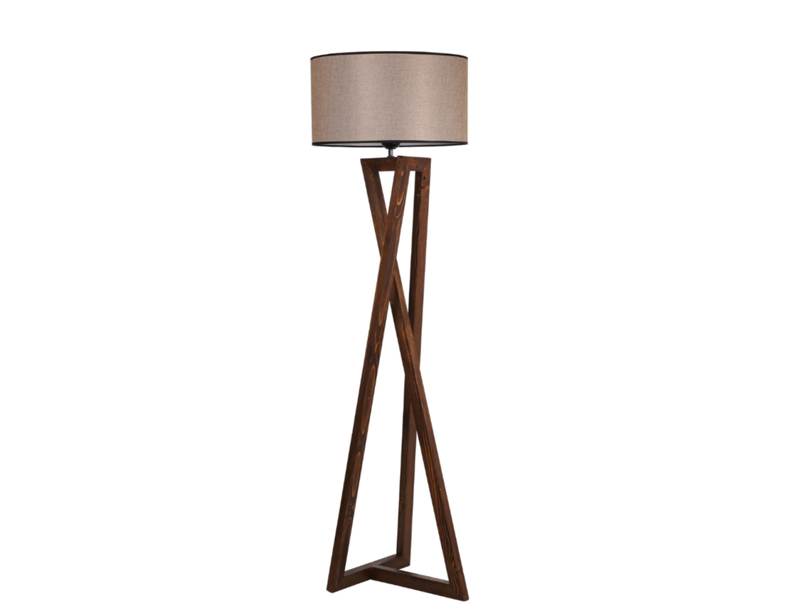 Chloe Candeeiro De Pé De Design Em Madeira E Tecido Concept U