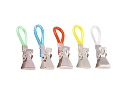 2026 5 Clips para Pendurar Toallas de Cozinha, Clips Resistentes com Gancho para Cozinha, Banheiro e Armários, Economia de Espaço