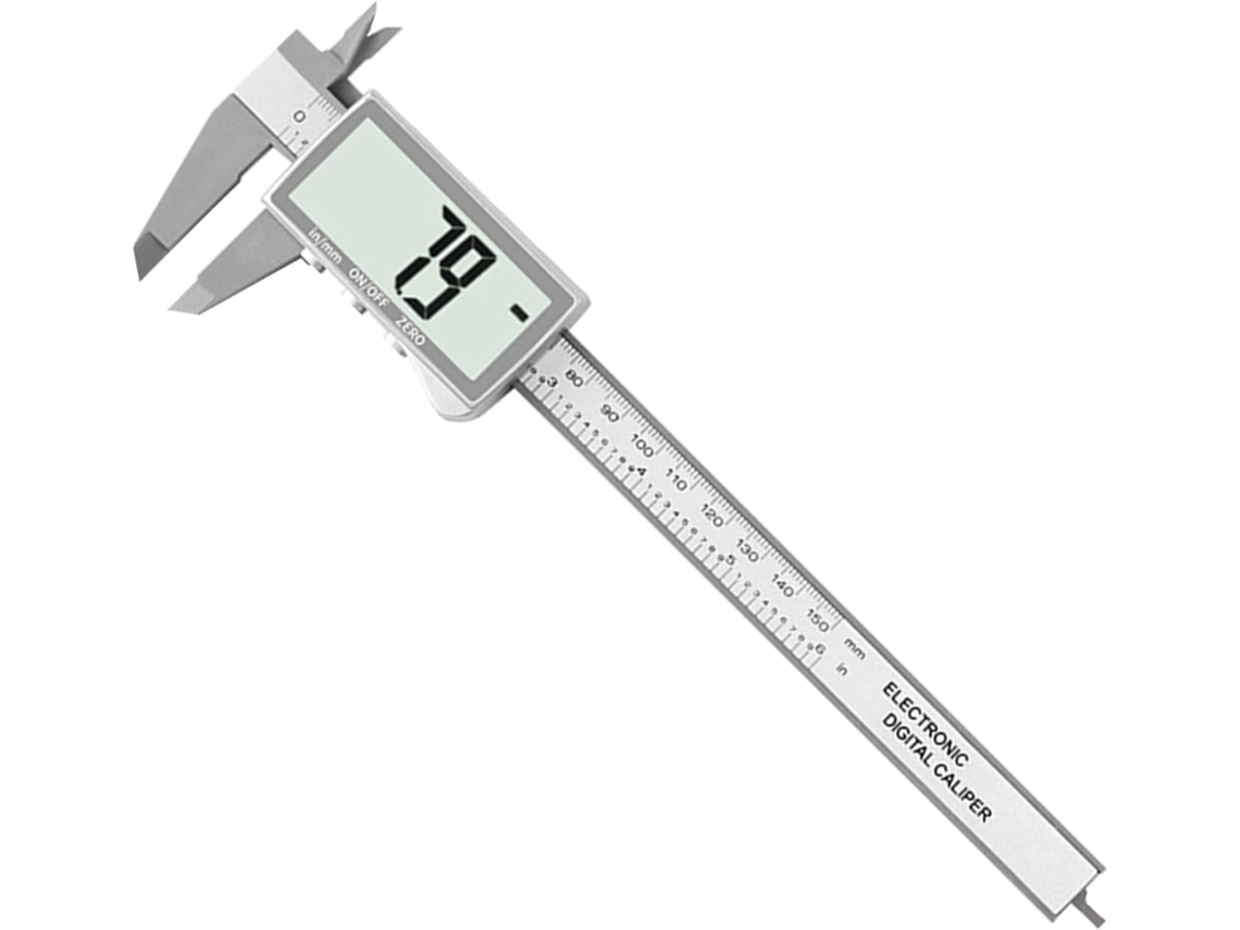 Paquímetro Digital Com Indicador Micrométrico De 0 A 150 Mm, Para E