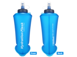 Garrafa de Água Mali TPU dobrável 500ml com tampa anti poeira