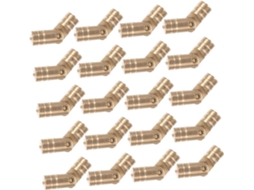 Conjunto De 20 Dobradiças Latão Para Caixas Madeira, Com Suporte Confiável E Funcionamento Suave, Ideais Para Caixas