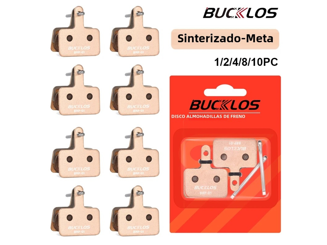 Pastilhas De Freio De Bicicleta Sinterizadas Bucklos Para Shimano Mt200 M535 Mtb Disco Hidráulico B01s B05svayotoy