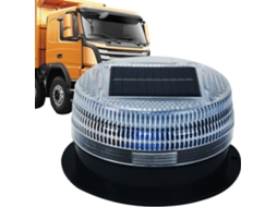 Sinalizador De Advertência Led, Lâmpada De Sinalização Sem Fio Recarregável Com Energia Solar, Luz De Advertência