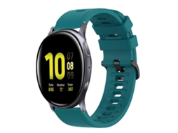 Pulseira De Silicone Macio De Cor Sólida Para Samsung Galaxy Watch Active 2 44mm 20mm