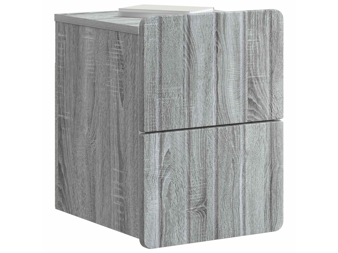 Gabinete de Canto com Gaveta Sonoma Cinzento MAISON EXCLUSIVE