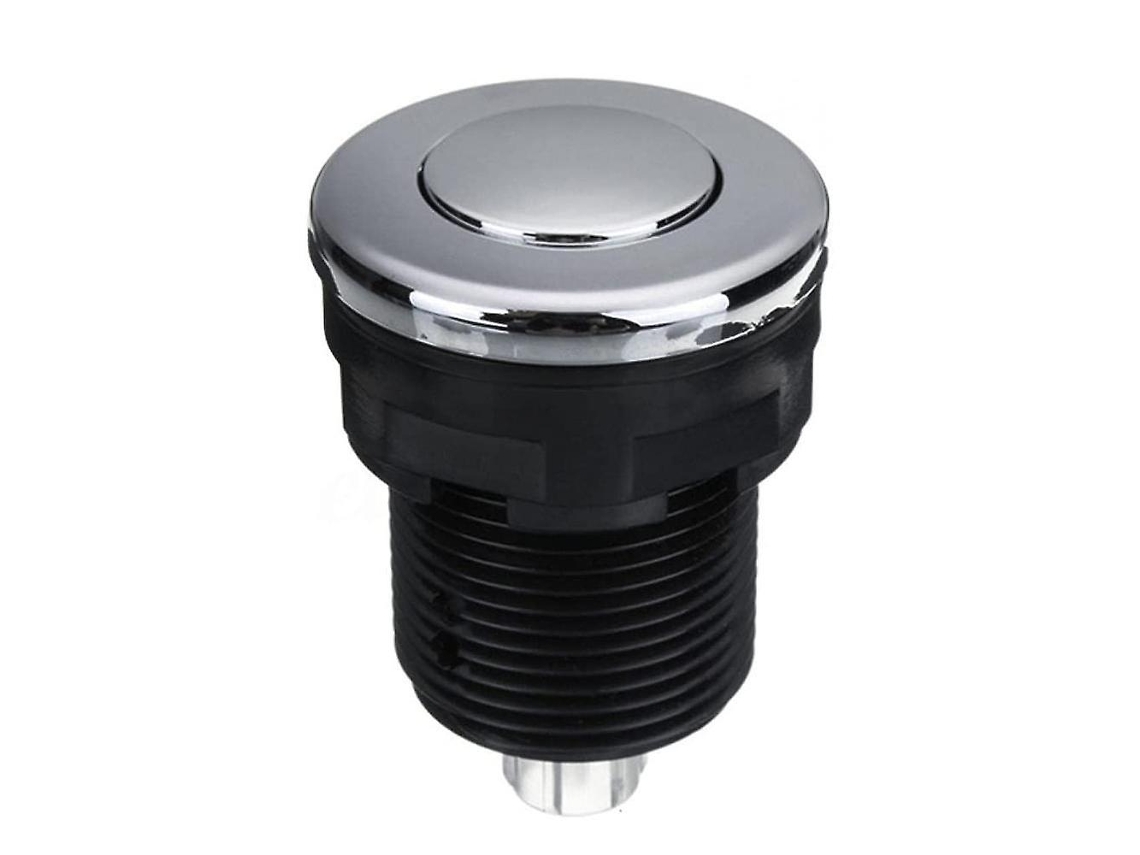 Botão Pneumático Para Banheira, Spa, Ralo, Preto, 34 Mm, Semaket, Preto