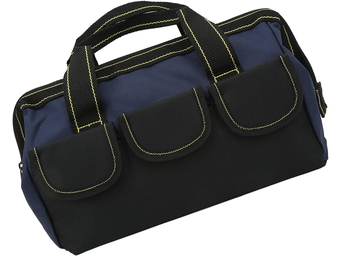 Bolsa Para Ferramentas Resistente De 45cm 18 Polegadas Com Vários Bolsos Fácil Organização E Acesso Em Casa Ou Na