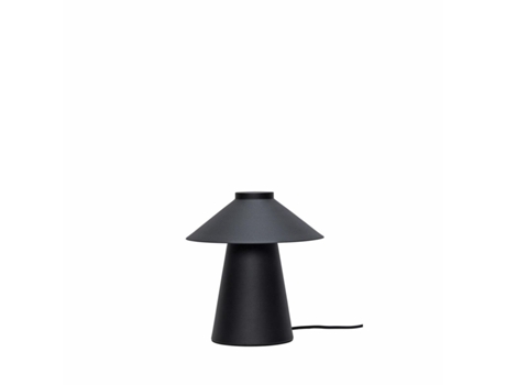 Candeeiro HÜBSCH de metal negro Clipper