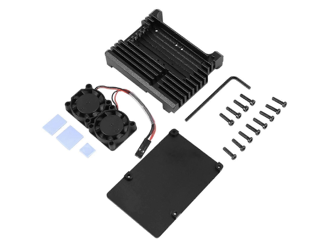 Ventilador De Resfriamento Duplo Preto