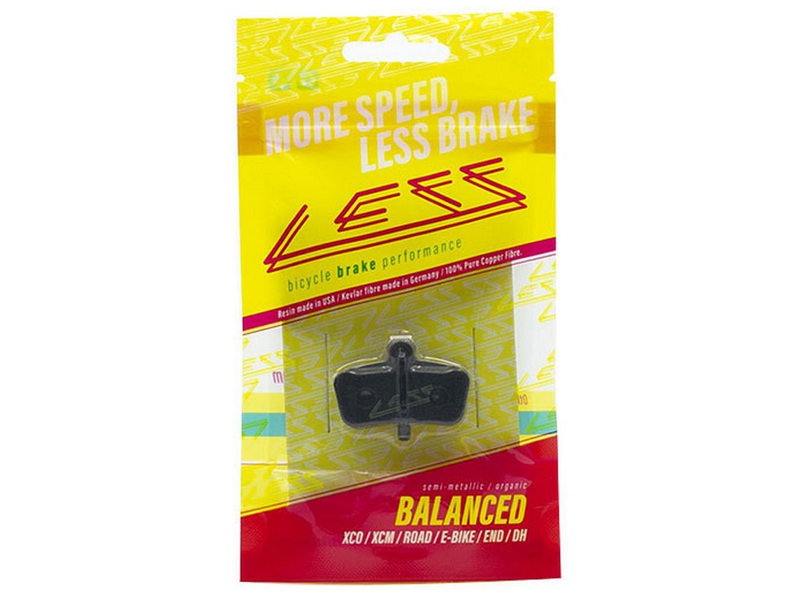 Pastilhas Travão Disco Orgânicas Balanced Sram Guide Ultimate G2/Avid X0-7-9 Douradoless