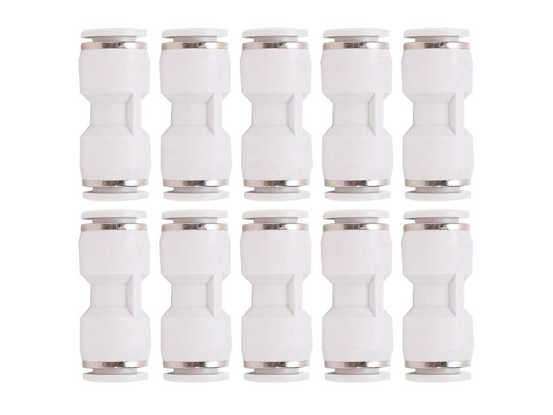 10 Conectores Retos De Empuje Rápido Para Mangueira De Ar, Acessórios Neumáticos Pu-12