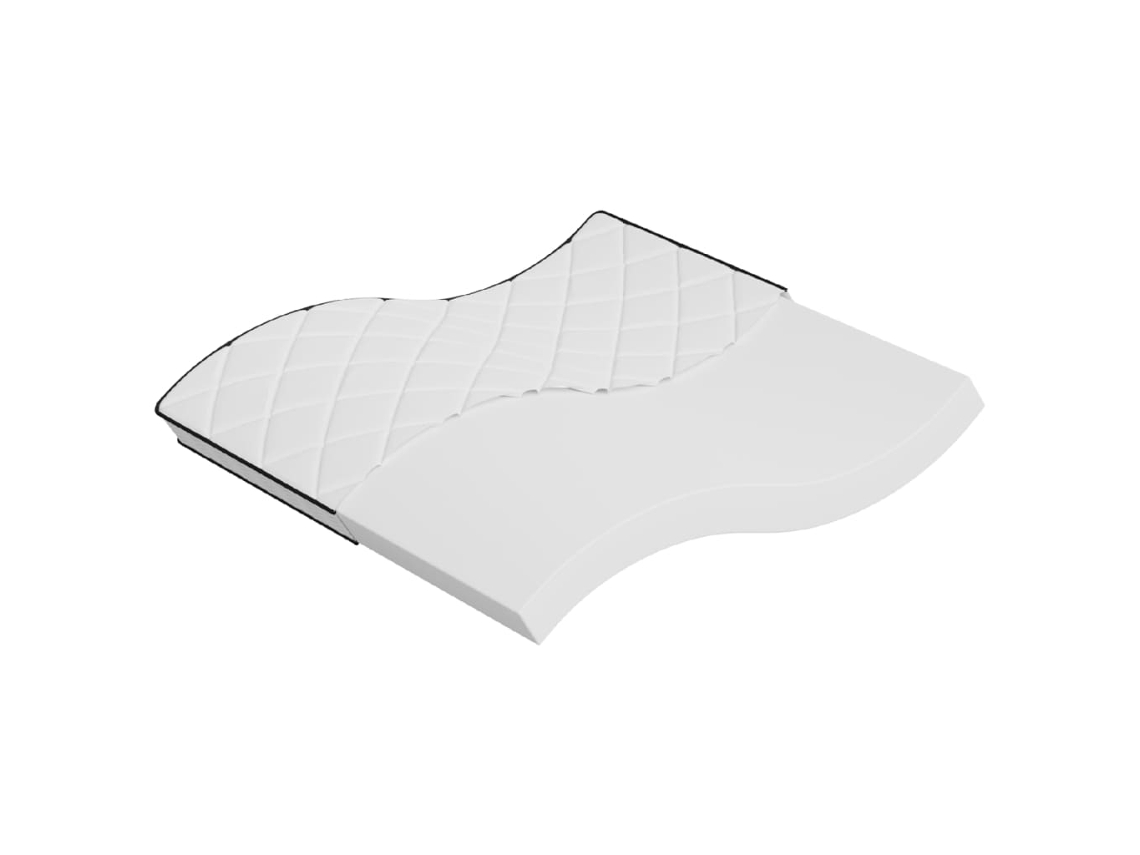 Vidaxl Colchão De Espuma Médio Suave 200x200 Cm