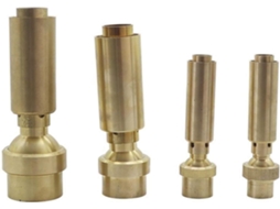 Aspersor de Latão para Irrigação Jardim com Bolhas Ar, 1,9 Cm, 2,5 3,8 5,1 Cm Mangueira É a Escolha Ideal