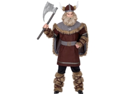 Fato de Viking castanho para homem