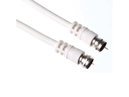 Velleman Cabo Coaxial Fichas Tipo F Macho/Macho Basic 10M