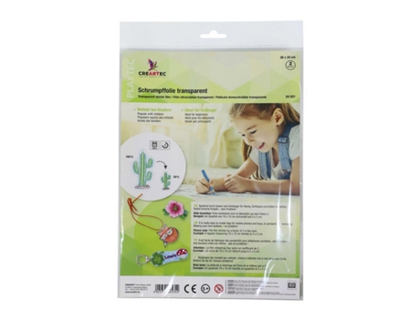 Creartec Pack 2 Folhas Plástico Encolhível