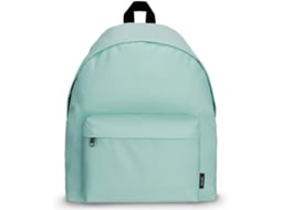 Mochila Leve Linjou Casual para Escola com Compartimento para Notebook de 15.6 Polegadas Verde Menta S/MARCA