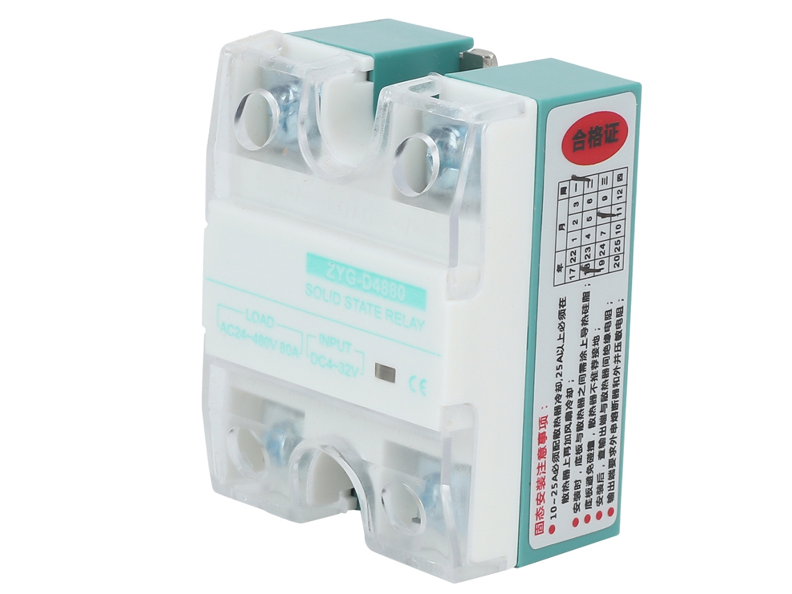 Laxiscreed Relé De Estado Sólido Mono Fase Ac Controlado Dc Com Indicador Led, 24-480v