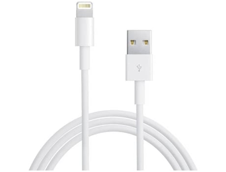 Cabo para iPhone 6s NEDISDERTIS (Lightning - 1 m - Branco)