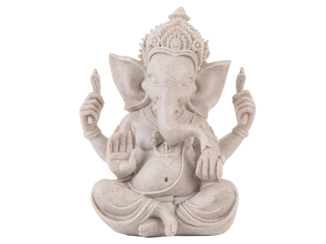 Estátua de elefante Baok, escultura hindu de Ganesha, para decoração de casa e quarto.
