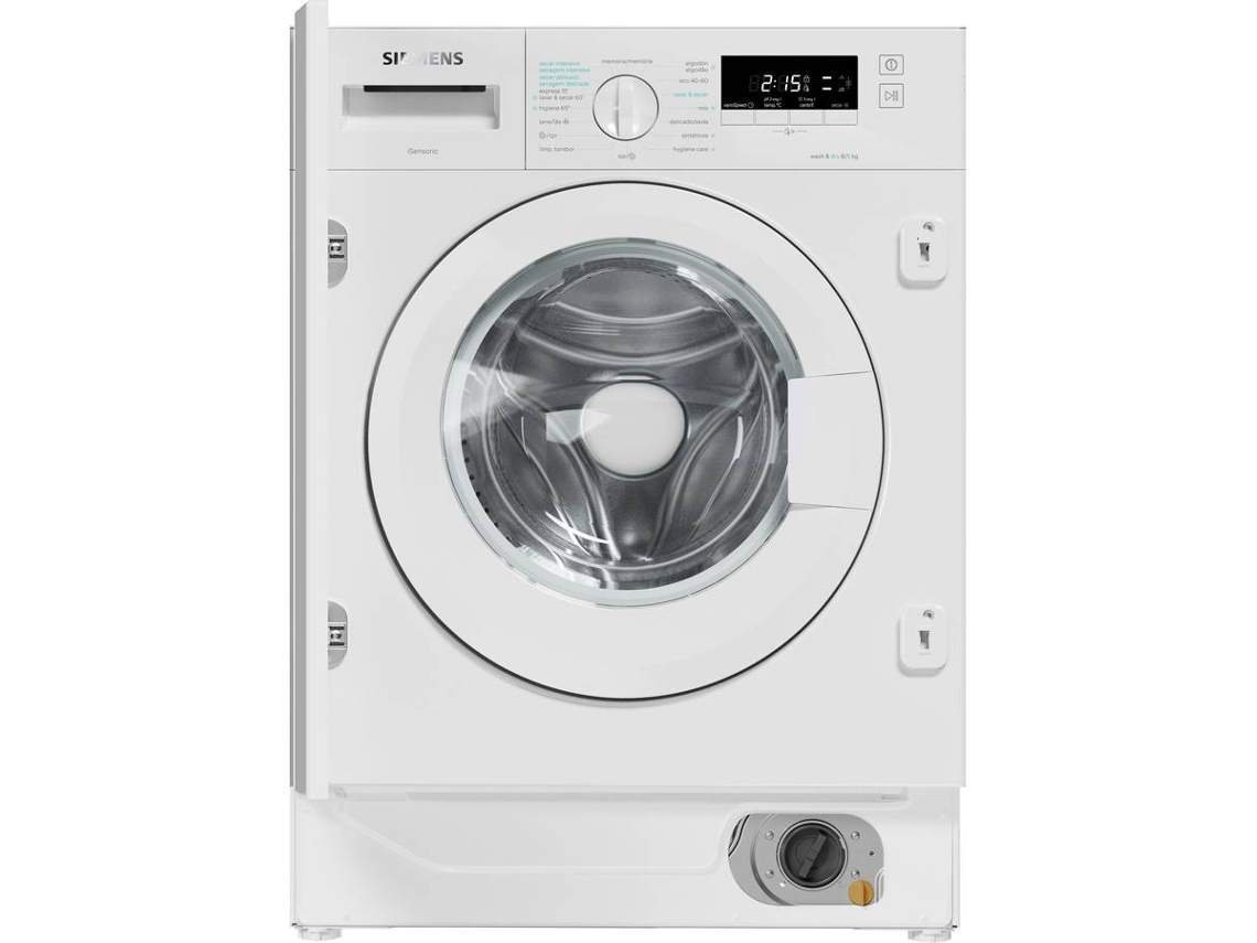 Máquina de Lavar e Secar Roupa Encastre SIEMENS WK14D260ES (8/5 kg - 1400 RPM - Branco)