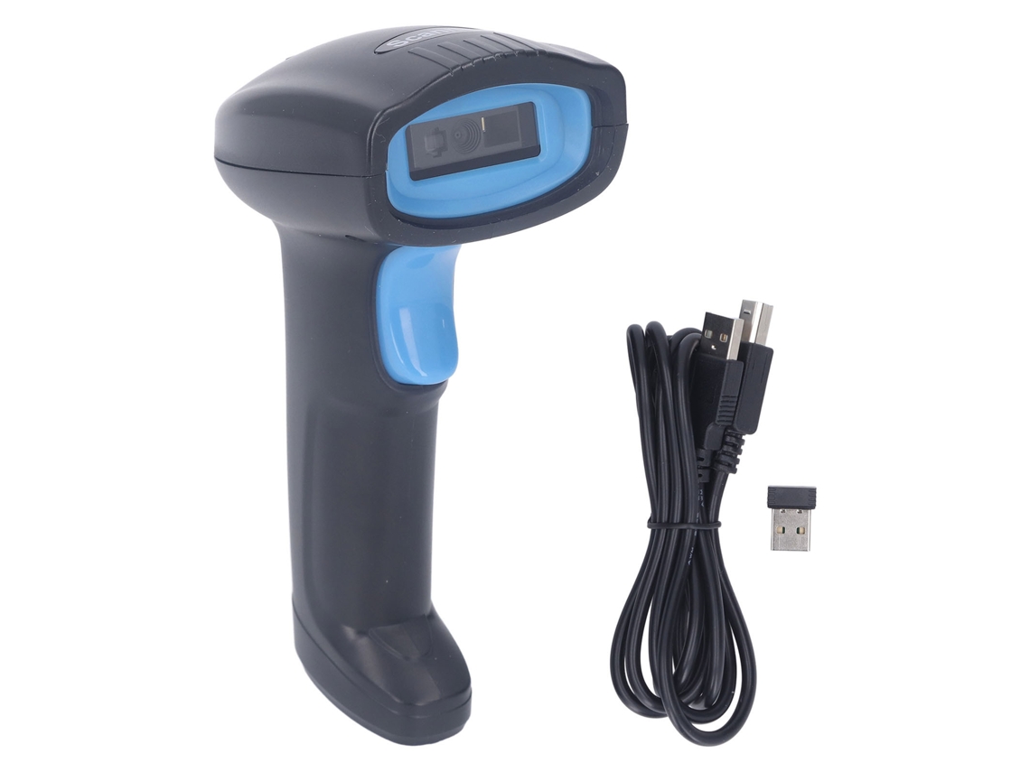 2026 leitor de Códigos de Barras 1d Sem Fio 2.4g Bluetooth Usb 3 em 1 Portátil para Caixa de Supermercado Express