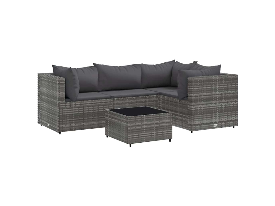 Garden Lounge Set, Garden Lounge Sets Vidaxl Cinzeto Rattan / Vime (n/a)
