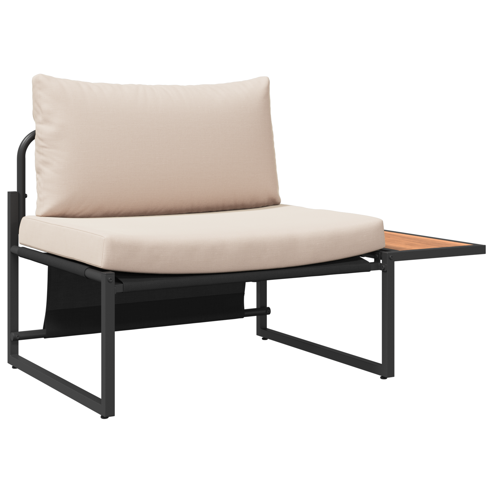 Conjunto 2 Conjunto De Sofá De Jardim Vidaxl Castanho-acinzentado Aço (55 X 55 X 35 Cm)