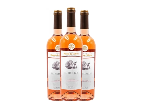 Vinho rosé CELLER MASSIS DE L'ALBERA El Visionari Grenache Tintorera Empordà Jovem (0.75 L - 3 Unidades)