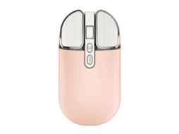 Rato Yizhood 2.4ghz Sem Fio Recarregável Type C Óptico Usb Silencioso Para Laptop Pc Tablet Computador Office Rosa