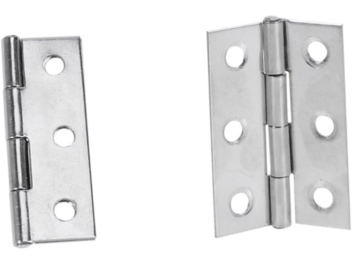 Conjunto De 20 Dobradiças Ocultas Em Aço Inoxidável Para Móveis, Com