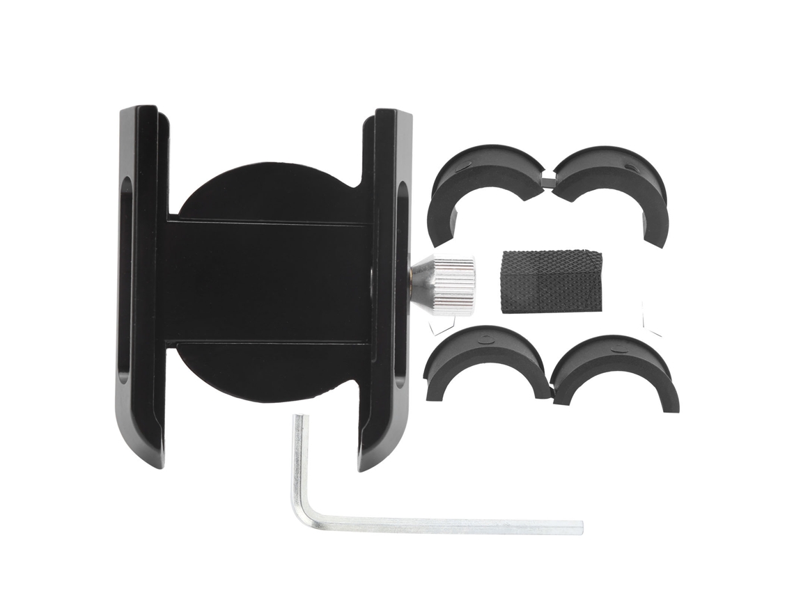 Suporte Para Celular Para Bicicleta E Moto Ajustável 360° De Liga De Alumínio Manubrio