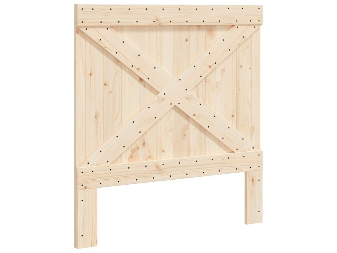 Headboard, Headboards Vidaxl Marrom Madeira De Pinho (100 X 104 Cm)