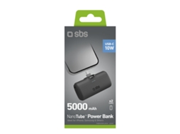 Powerbank SBS Nanotub 5.000Ma (10W - Preto)