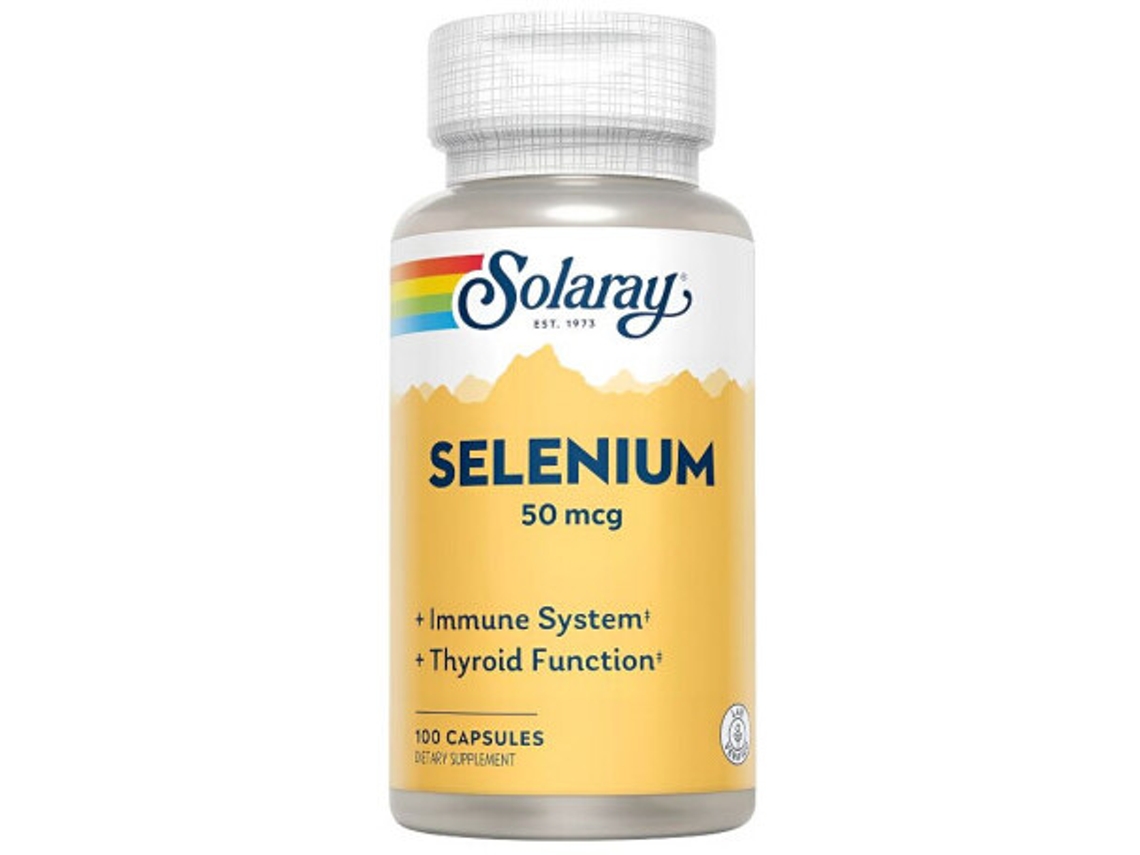 Solaray Selenium 50 Mcg 100 Cápsulas