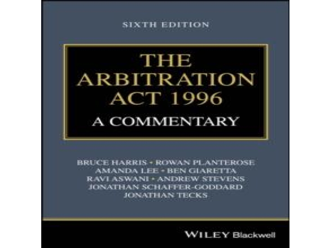 Livro The Arbitration Act 1996 de Bruce Harris (Inglês)
