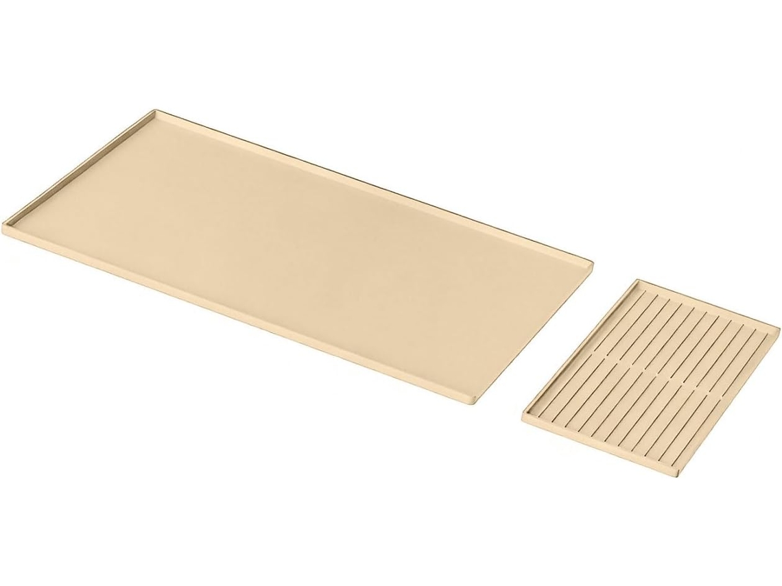 Tapete De Silicone Dobrável Para Fermentação Café, Minimiza Ruídos E Não Suja Bancadas, 61x 41cm, Com Bordas Elevadas