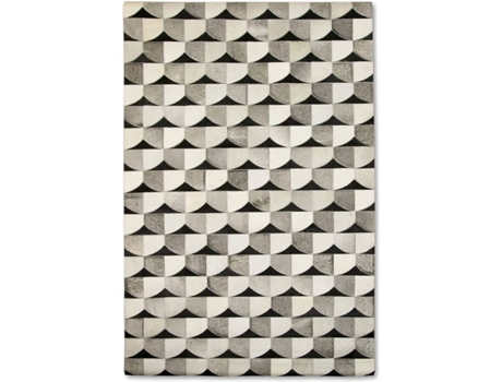 Tapete ZERIMAR Patchwork (Cinzento - 240x180 cm - Pele)