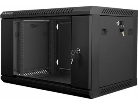 Armario Rack  6U 600X450X368 Auto Ensamblado 19 Hasta 60 KG Negro