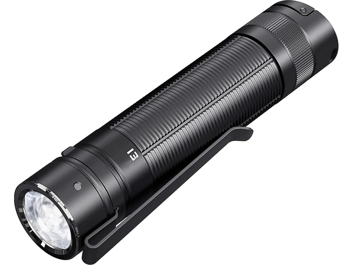 Tocha Klarus E1 1000lumens Ipx8 430h 200m Duplo Interruptor Preto Yizhood