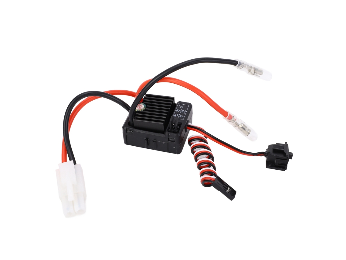 Controlador De Velocidade Elétrico 60a Esc Com Escova À Prova D'água E Poeira Para Carros E Barcos Rc 1/10