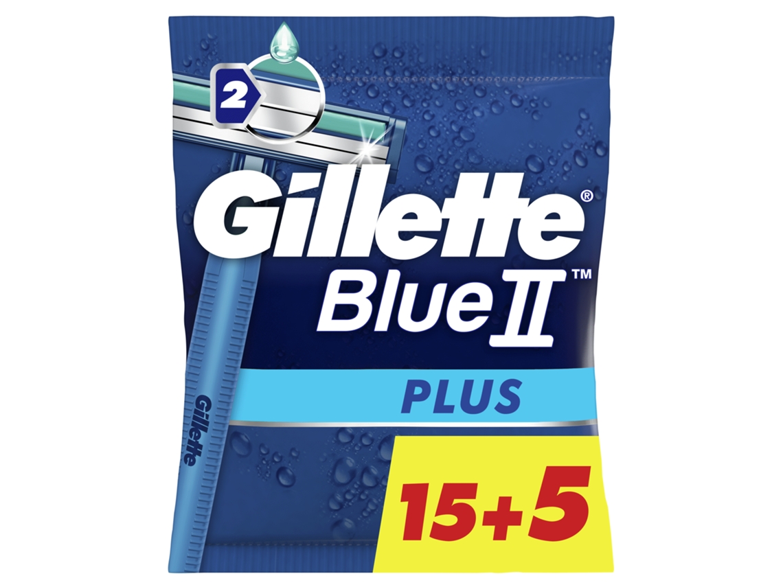 Lâminas Descartáveis Blue II Plus