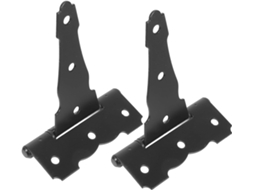 Dobradiças Em T Reforçadas Childweet Para Portas De Celeiro, 12, 7cm 5 Polegadas, Preto Fosco, Ideais Para Portões