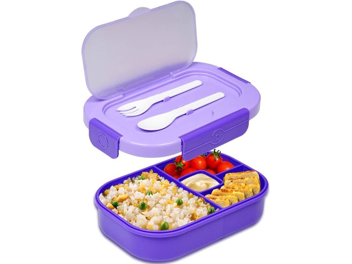 Caixa de Almoço Bento Isolada Nova Line 1300ml com Compartimentos | S/MARCA