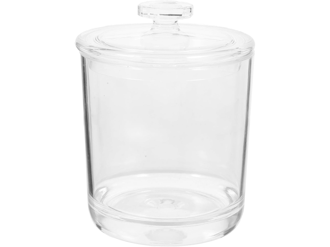 Pote De Chá Em Acrílico Transparente 350ml Com Tampa Hermética, Recipiente Para Açúcar E Doces, Ideal Para Armazenamento
