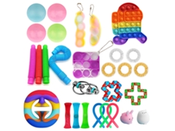 Primerox conjunto de Brinquedos Sensoriais Antiestresse para Crianças e Adultos Brinquedos de Decompressão