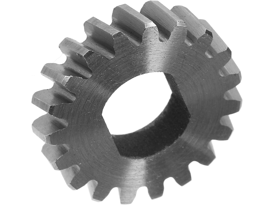 Engrenagem De Motor De 19 Dentes Para Reparo Automotivo, Aço Inoxidável Prateado