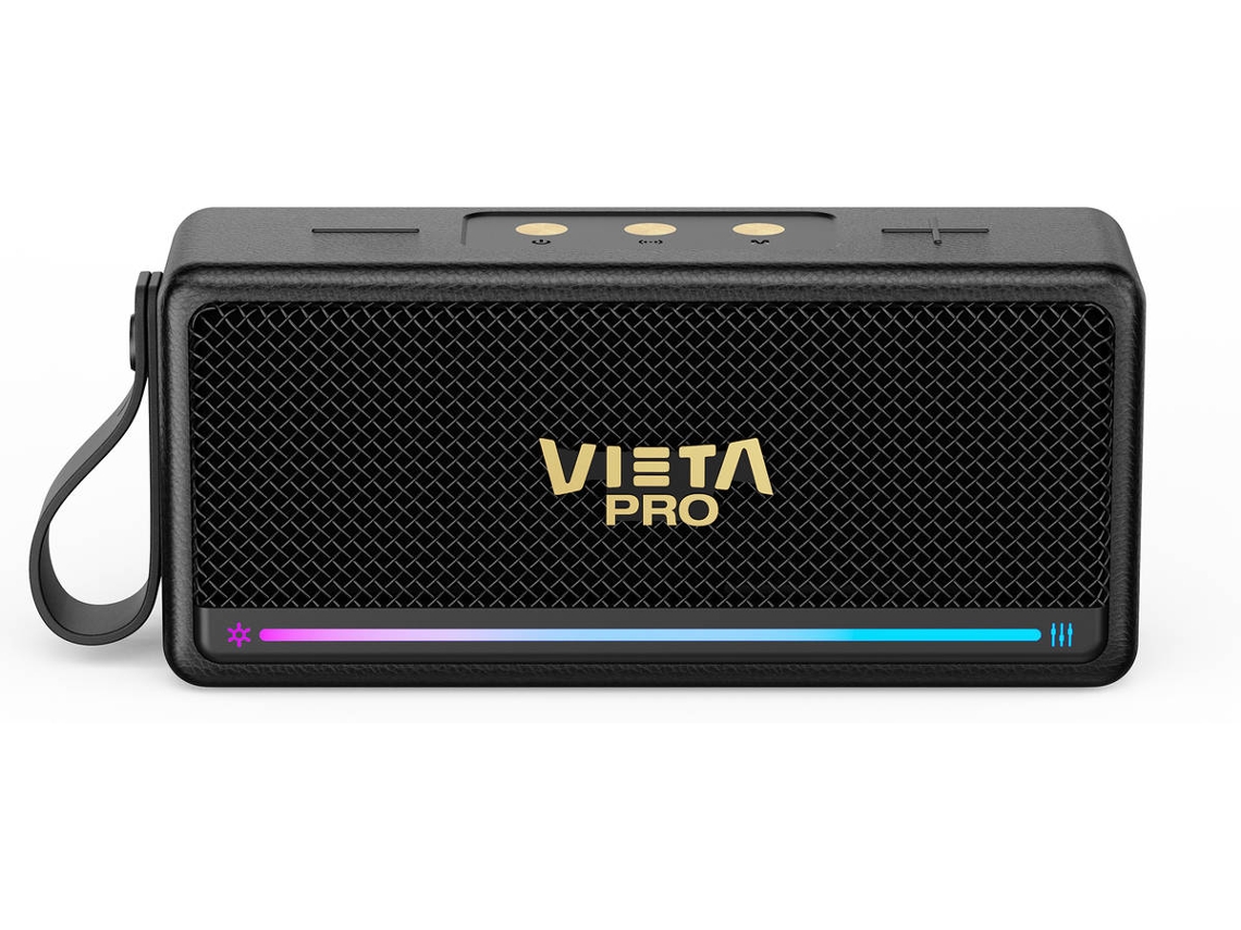 Coluna Bluetooth VIETA Orpheo (25 W - Autonomia: 10h - Preto)