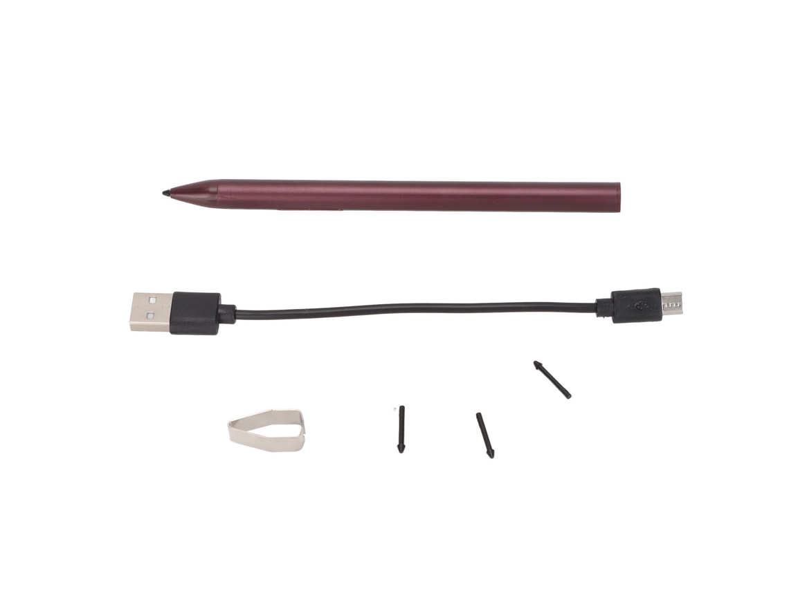 Baoj-2026lápiz Estilo Stylus Com 4096 Níveis De Pressão, Função De Sucção Magnética, Amplia Aplicação Para Tablet Surface Vermelho