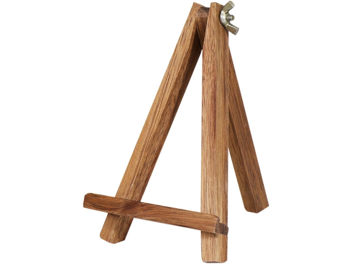 Tripé Dobrável de Madeira de Acácia para Celular, Tablet e Prateleira. SFUSHOS